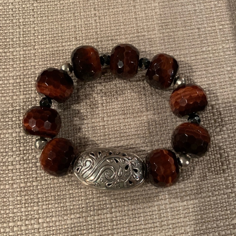 Silpada Bring the Heat Stretch Bracelet NWOT
